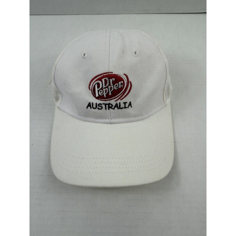 Dr. Pepper Australia Adjustable Promotional Hat White